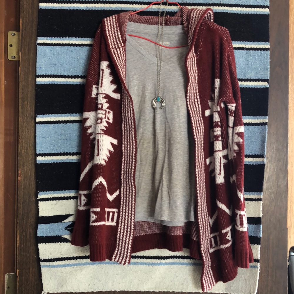Hooded sweater